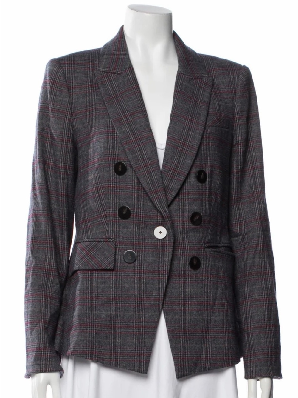 Veronica Beard Lawrence Plaid Dickey (Zip-In compatible) Size 8 - Picture 4 of 16